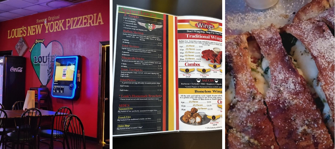 JC Wing Company / Famous Original Louie's New York Pizzeria